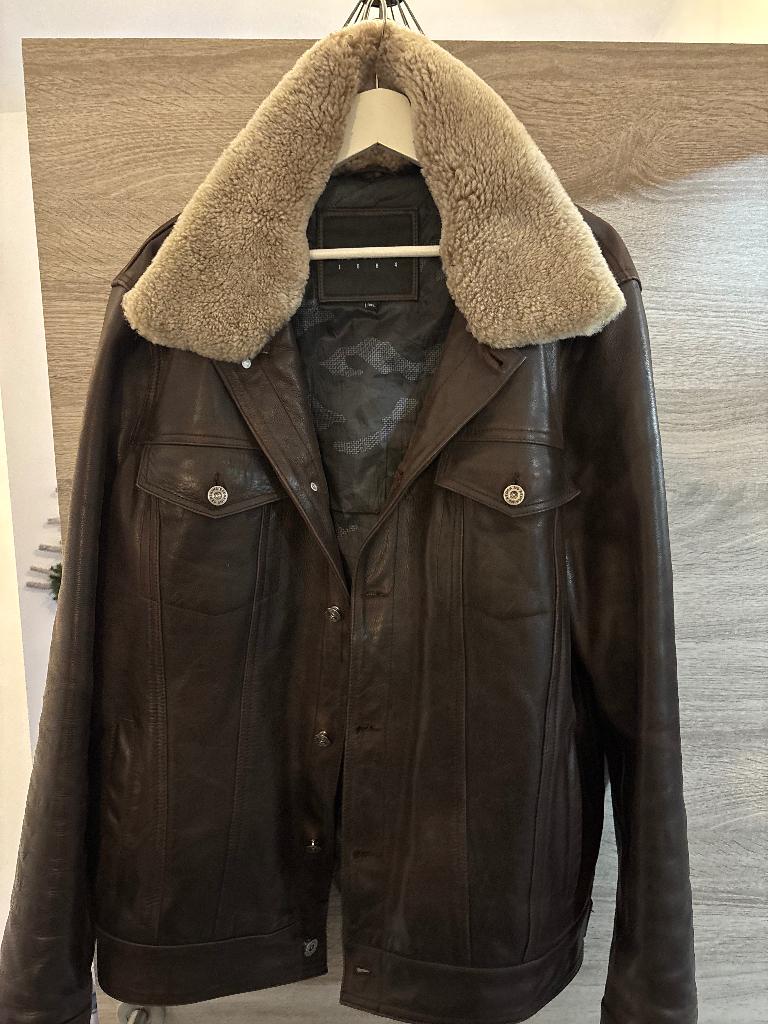 Veste en cuire Redskins Homme 3XL, Enlèvement ou Envoi, Comme neuf, Autres tailles, Redskins