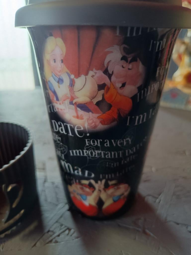 Mok "Alice in Wonderland" Disney, Ophalen of Verzenden, Zo goed als nieuw