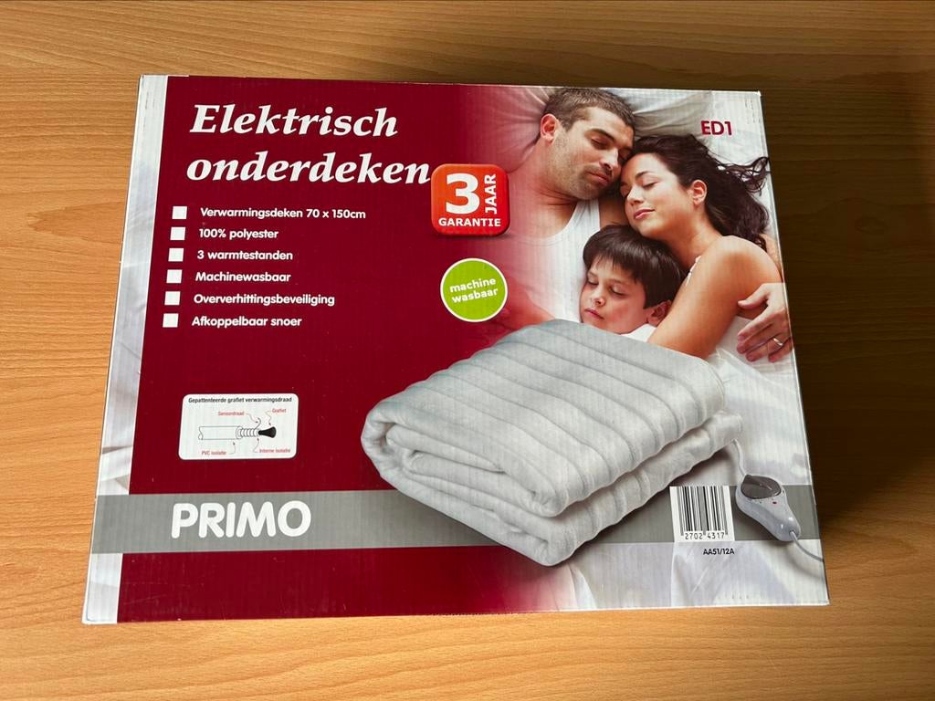 Elektrisch onderdeken. 150 cm x70 cm., Ophalen