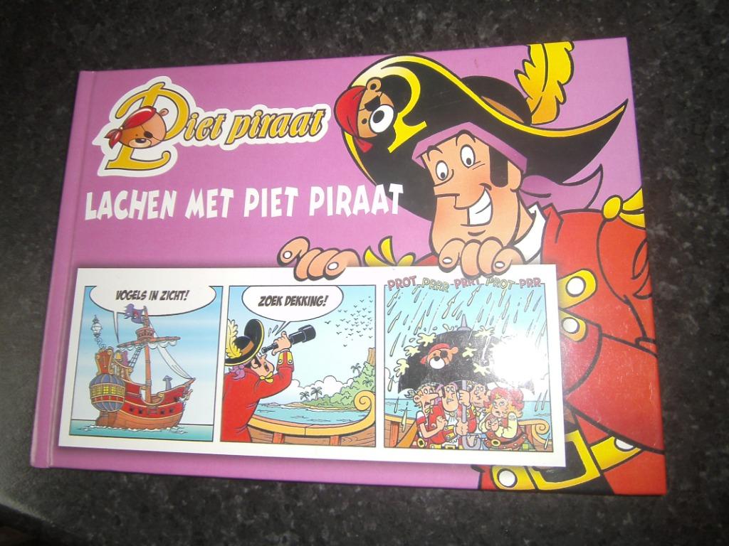 [2955]boek Piet Piraat lachen met Piet Piraat, Fictie algemeen, Jongen of Meisje, Ophalen of Verzenden, Zo goed als nieuw