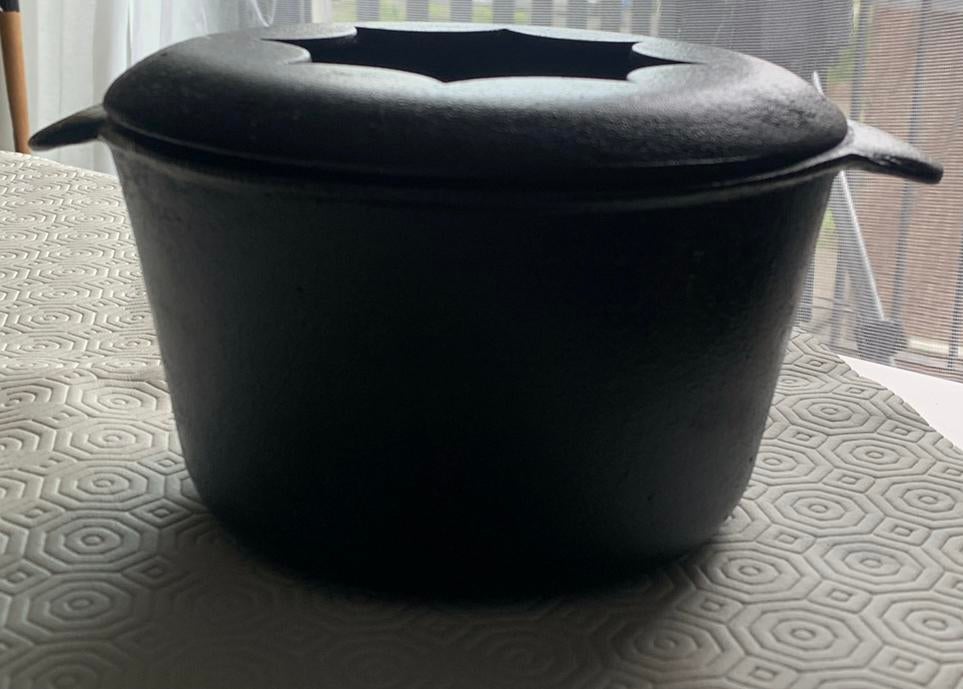 Gietijzer mini fundering pan d 16cm diep 10 cm, Huis en Inrichting, Ophalen of Verzenden, Nieuw, Gietijzer