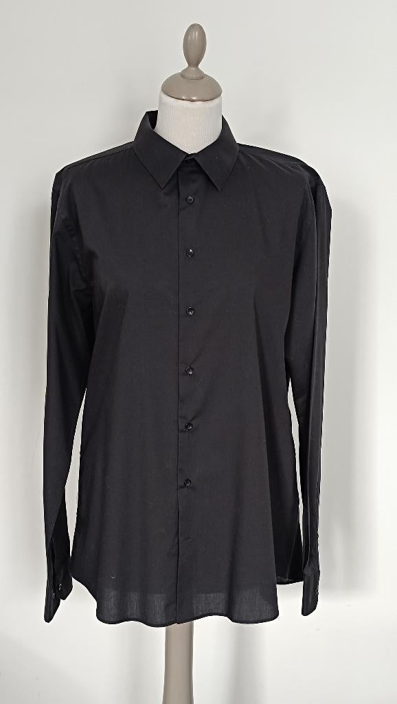 Chemise noire Regular fit homme .Taille L. 👔, Vêtements | Hommes, Tour de cou 41/42 (L), Enlèvement ou Envoi, Comme neuf, Noir