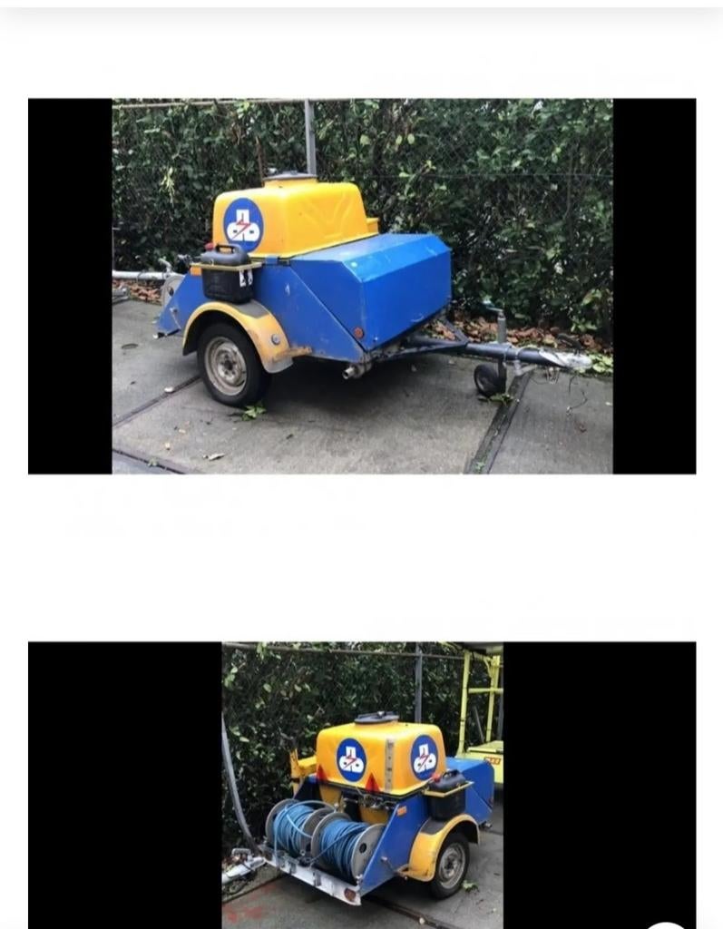 Déboucheuse d'égouts — Vanguard V-Twin de 18 ch (200 bar), Bricolage & Construction, Sanitaire, Enlèvement, Utilisé