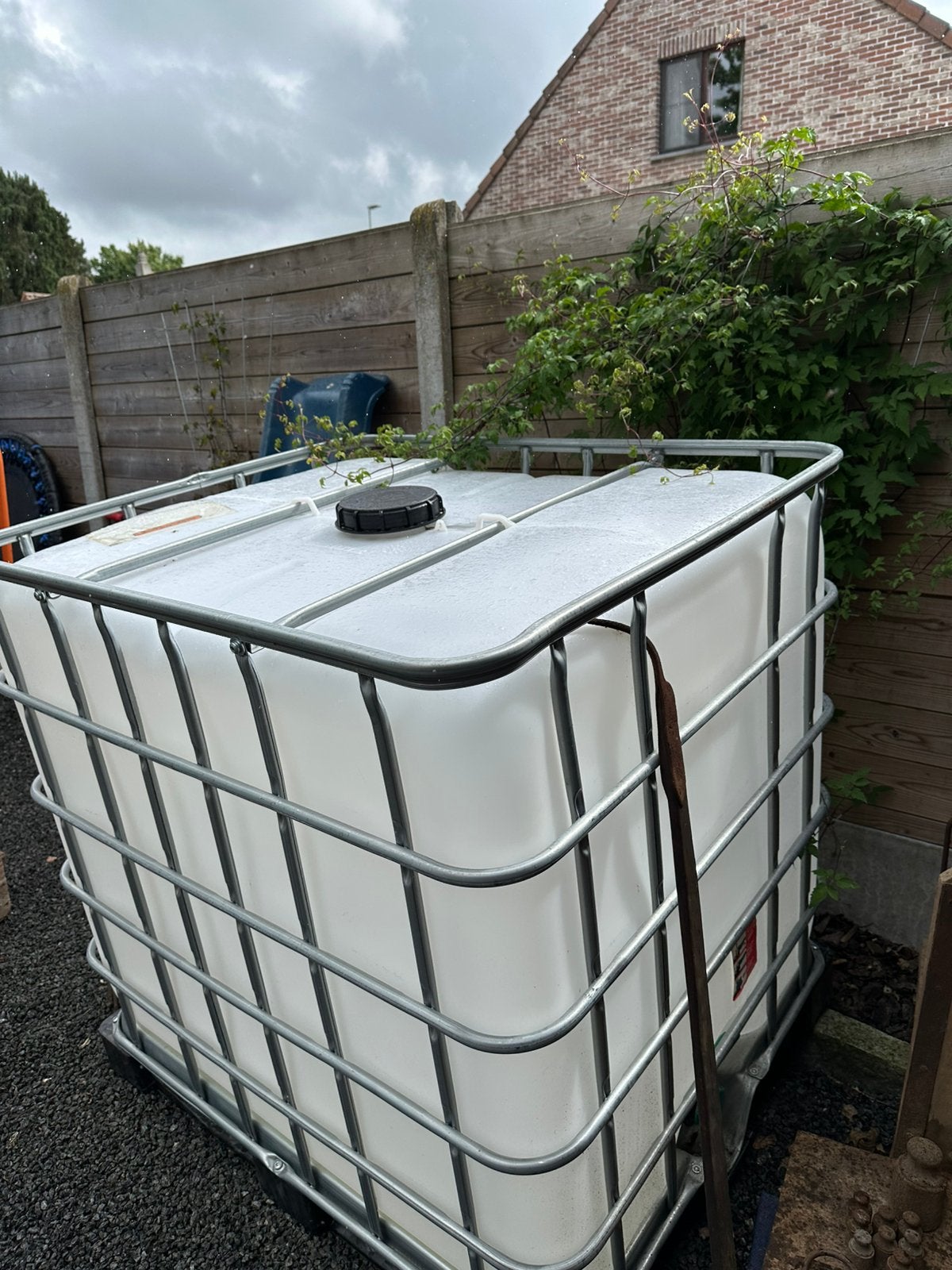 Waterbak 1000L, Ophalen, Kunststof, Met kraantje, 150 liter of meer