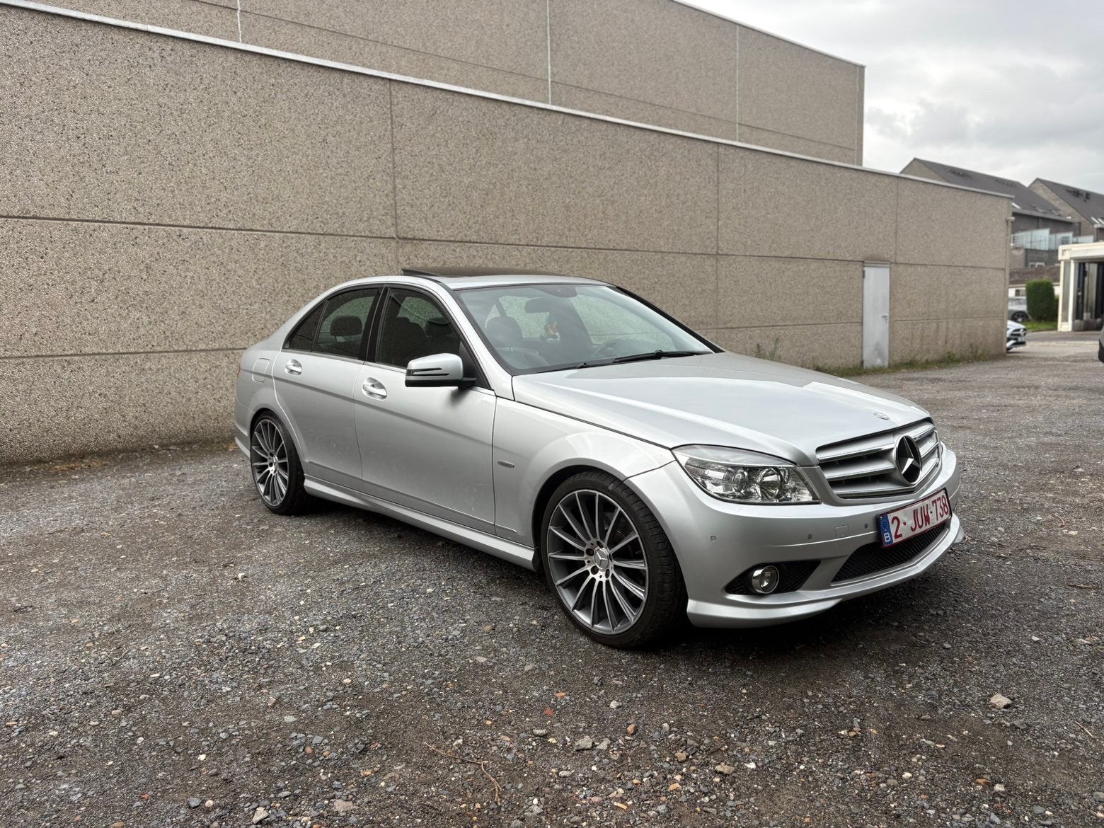 Mercedes c350 v6 272pk !, Auto's, Automaat, Zwart, Leder, Parkeersensor