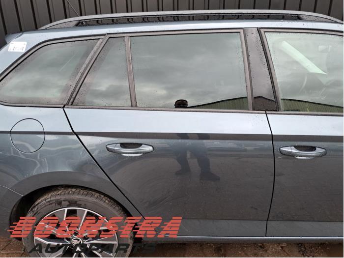 Portier 4Deurs rechts-achter van een Skoda Fabia (Fabia 14-), Auto-onderdelen, Carrosserie, Gebruikt, -, Deur, -