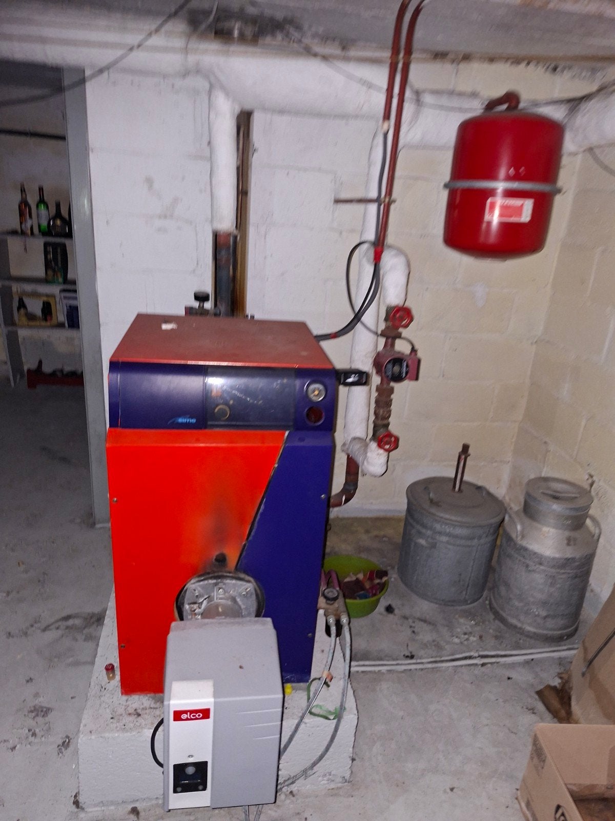 Stookolieketel met brander Elco, Doe-het-zelf en Bouw, Ophalen
