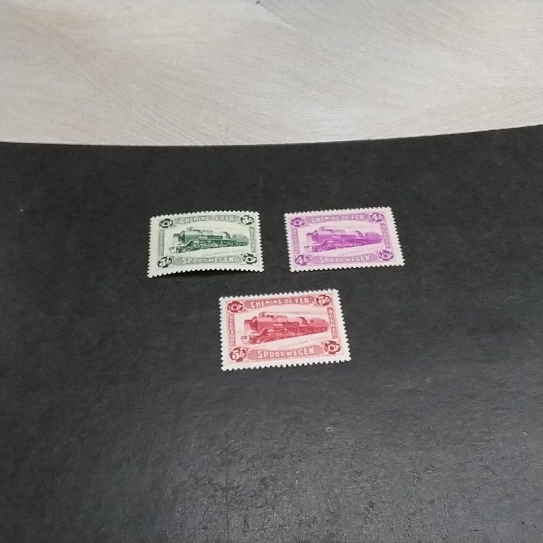 BELGIE Spoorwegzegels  175/177 postfris met cote 350,00 €, Postzegels en Munten, Ophalen of Verzenden, Postfris