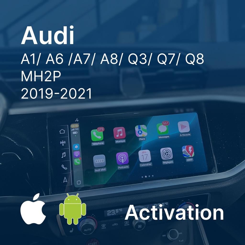 Activeer Apple Carplay draadloos en Android Auto Audi MH2P, Auto diversen, Autoradio's, Ophalen of Verzenden