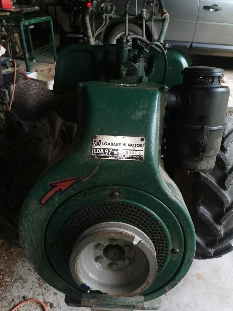 Motoculteur diesel 14 pk, Ophalen