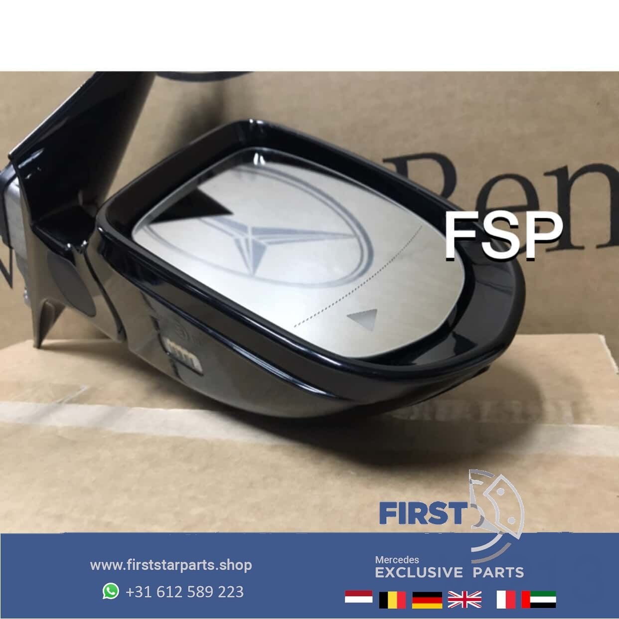 W213 SPIEGEL COMPLEET FULL OPTION E KLASSE 2020 AMG E63 Elek, Gebruikt, -, Ophalen of Verzenden, -
