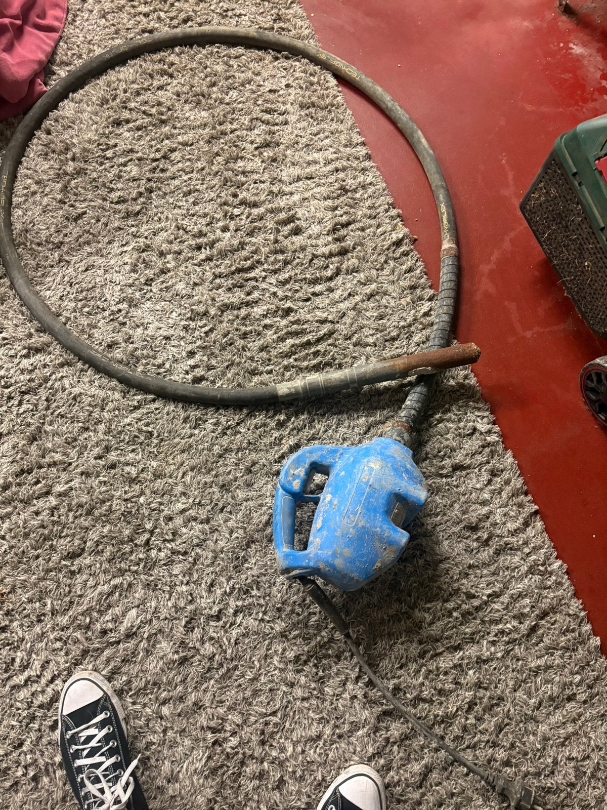 Drilnaald Technoflex, Ophalen, Gebruikt