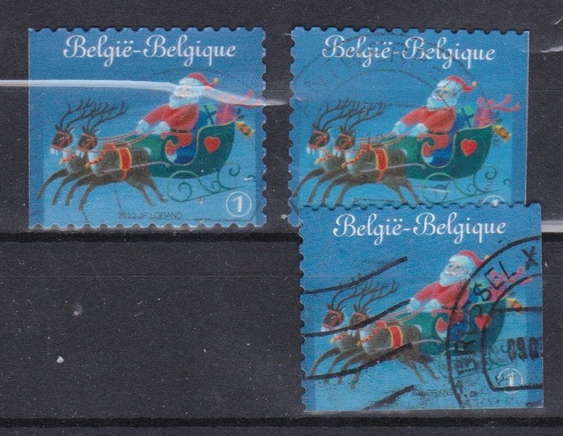 Belg. 2010 - nr 4087 + a + c, Postzegels en Munten, Postzegels | Europa | België, Verzenden, Gestempeld