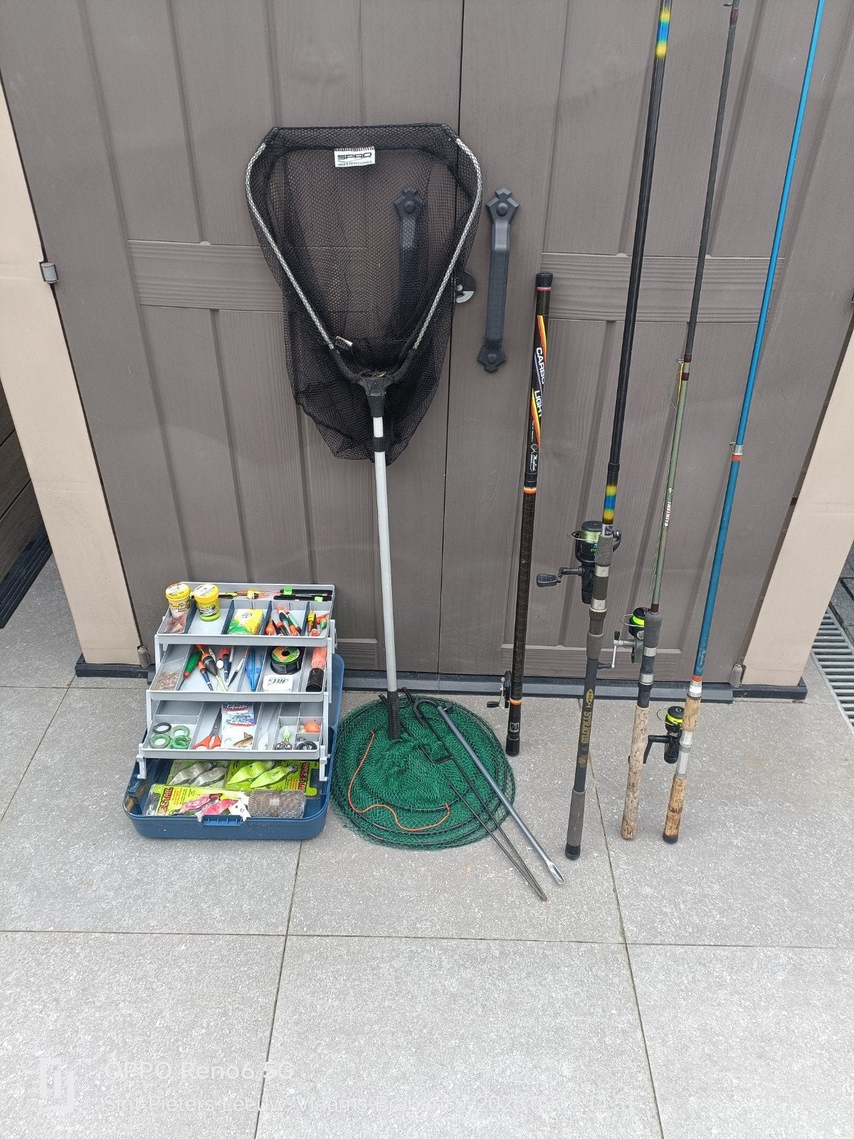 Petit lot de pêche à la truite, Enlèvement