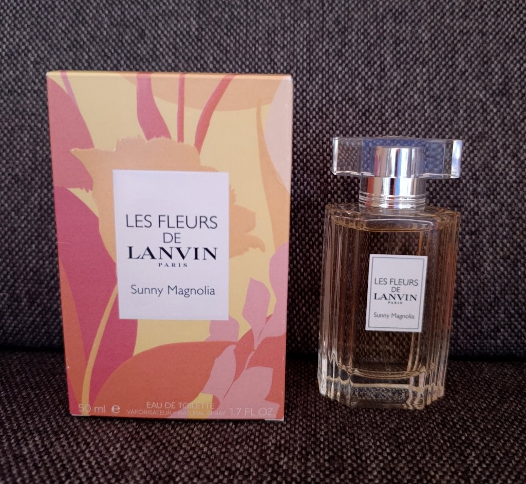Les Fleurs de LANVIN Sunny Magnolia/Parfum Femme, Collections, Enlèvement, Comme neuf, Bouteille de parfum, Plein