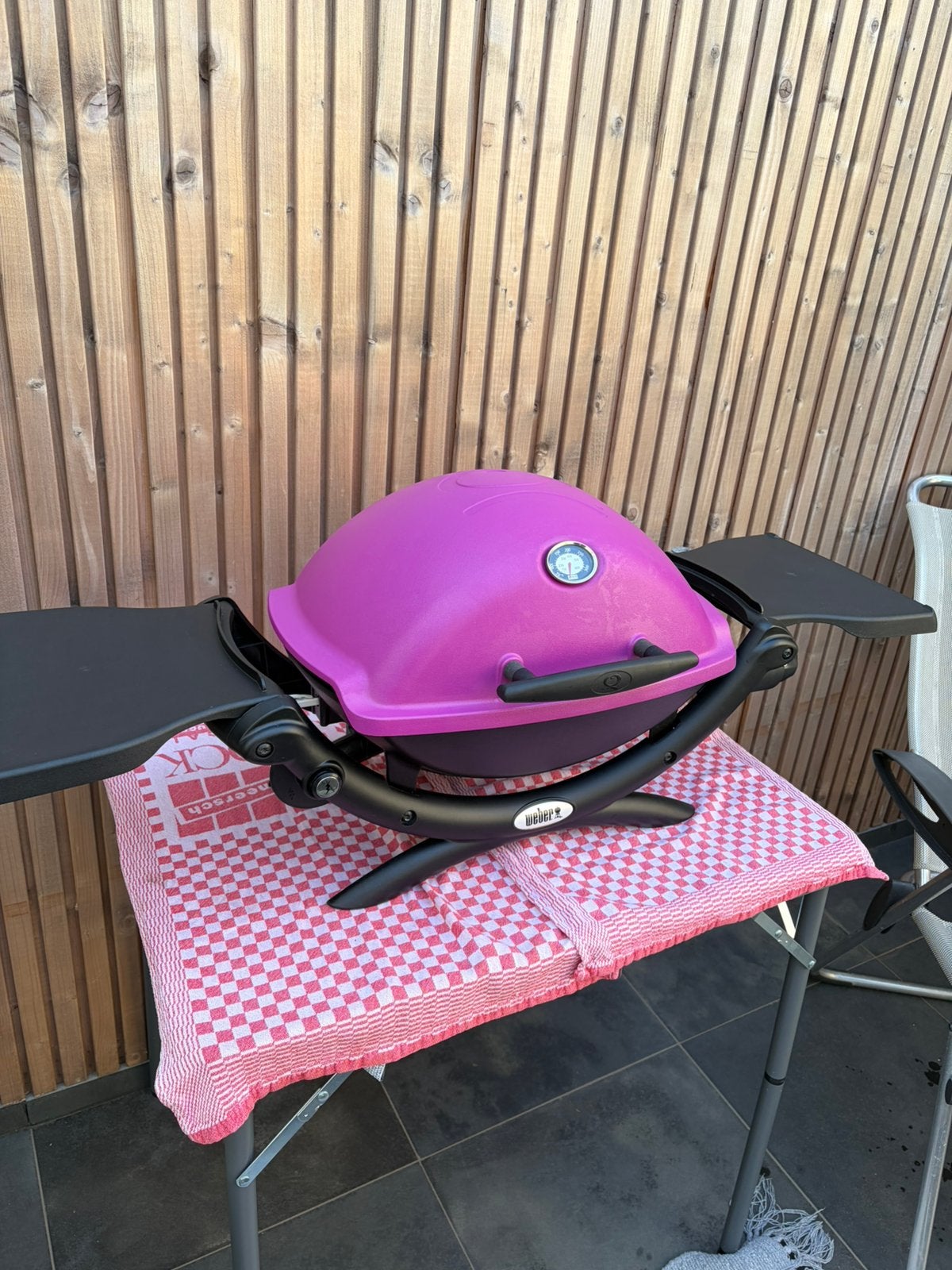 Weber q1200 bbq gas, Enlèvement, Comme neuf