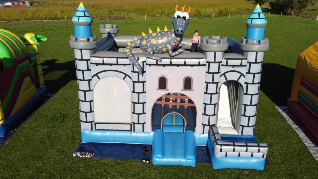 Le dragon gonflable du château, Jardin & Terrasse, Pliable, Enlèvement, Utilisé, 2 mètres ou plus