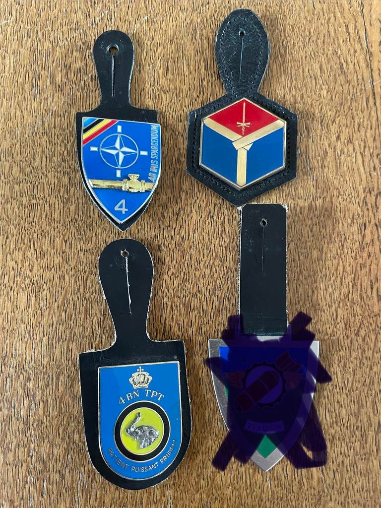 ABL borsthangers, Verzenden, Landmacht, Embleem of Badge