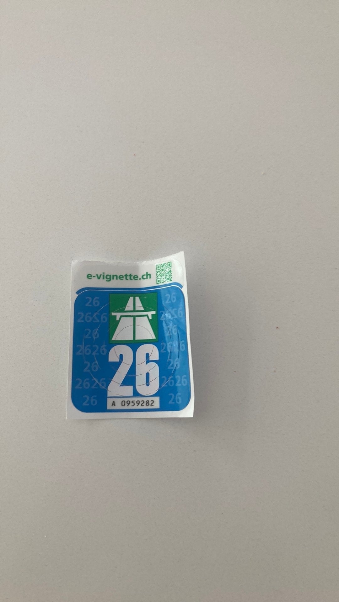Autowegenvignet Zwitserland, Ophalen