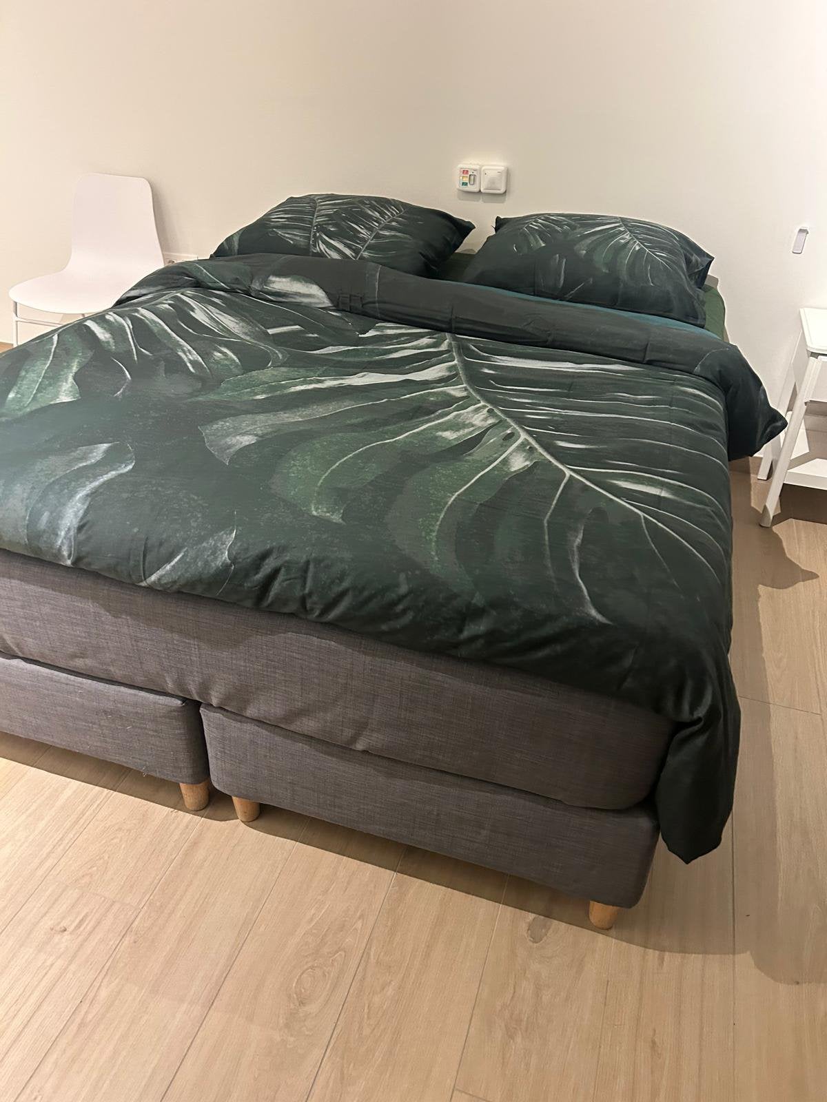 Boxspring 160cm, Maison & Meubles, Enlèvement, Utilisé, 160 cm