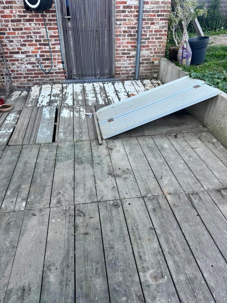 alu onderstel, cassettevloer, Jardin & Terrasse, Terrasses, Enlèvement, Utilisé, Autres matériaux