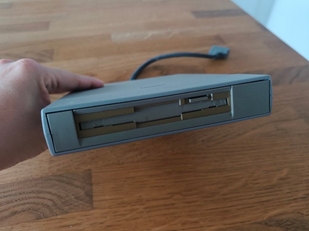 Vintage TOSHIBA 3.5" External floppy Drive, Ophalen, Toshiba