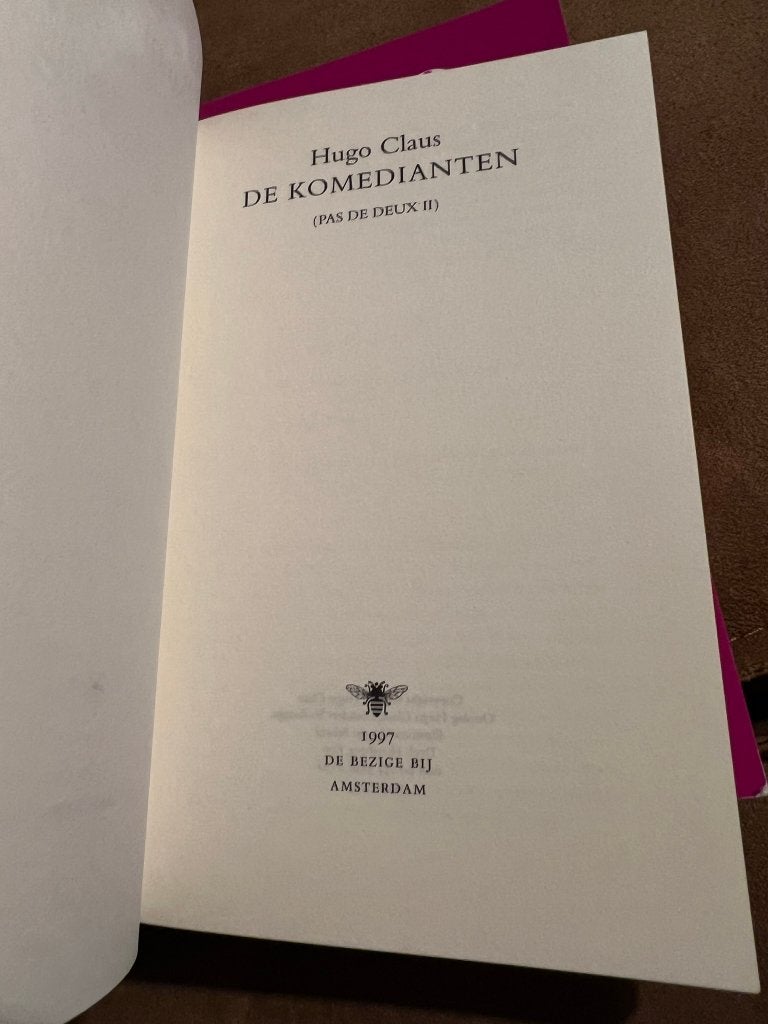 Hugo Claus toneelstukken: De Komedianten/Vrijdag *De Bezige*, Boeken, Kunst en Cultuur | Dans en Theater, Ophalen of Verzenden