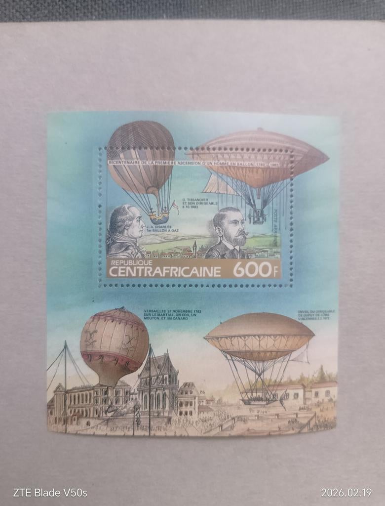 Timbres historiques Balloon Zeppelin, Enlèvement ou Envoi