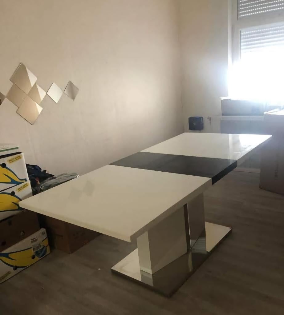 Eettafel + 4 eetstoelen, Ophalen, Gebruikt