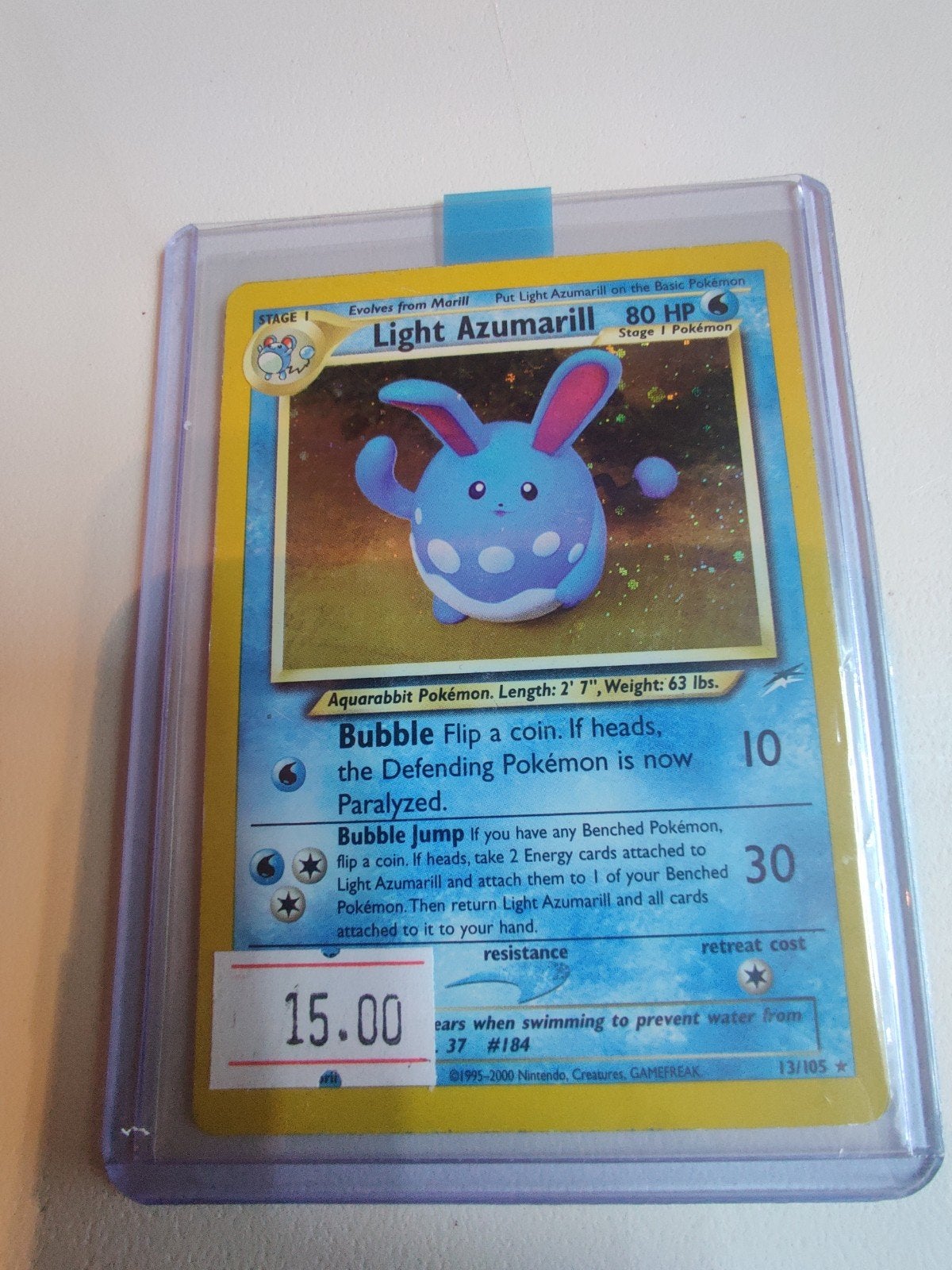 Light Azumarill NDE 13, Ophalen, Zo goed als nieuw, Losse kaart, Foil