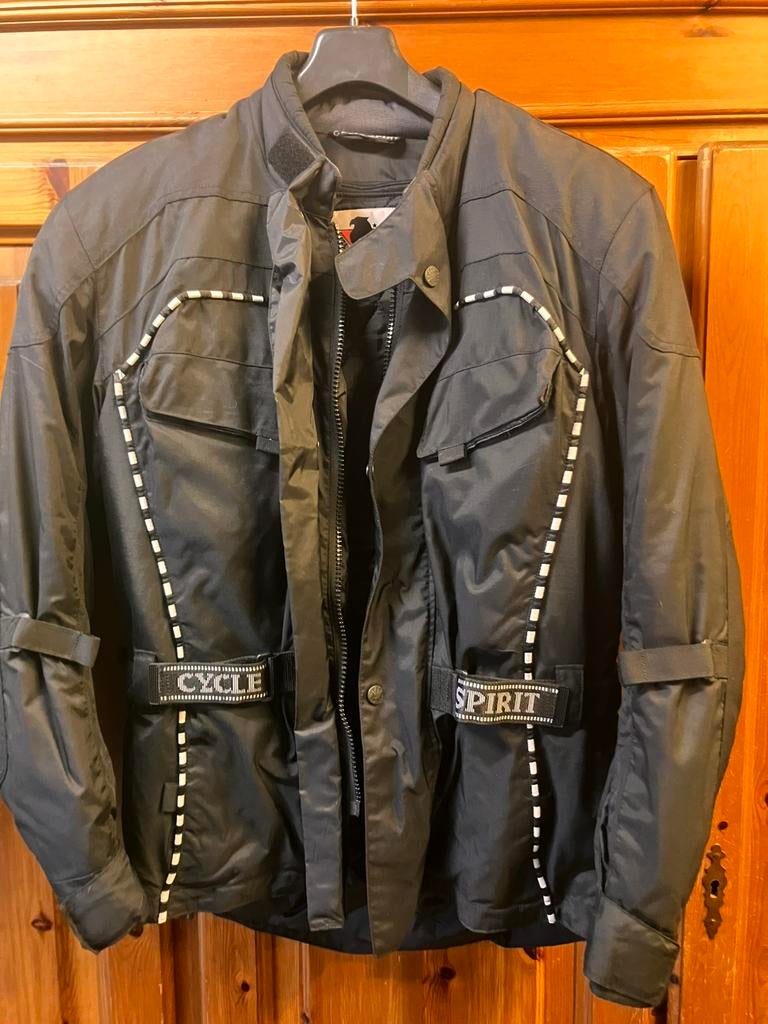 Motorjas maat L, Ophalen, Tweedehands, Heren, Jas | textiel