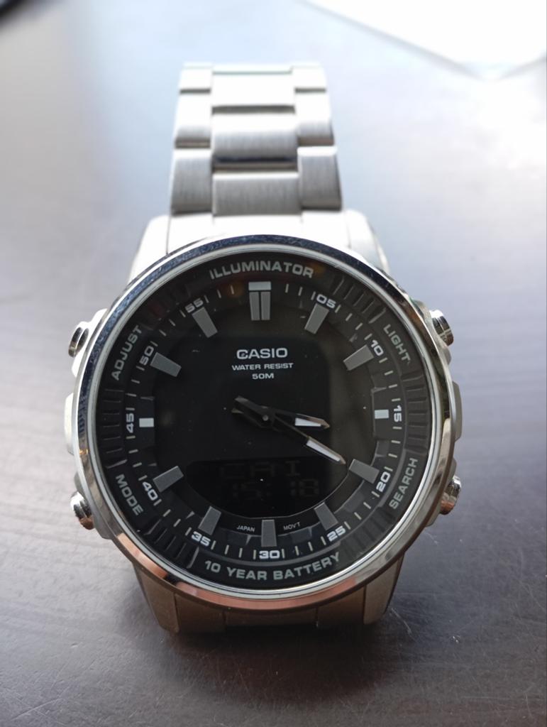 Casio Illuminator Ana-Digi Horloge – Batterijduur 10 jaar –, Handtassen en Accessoires, Horloges | Heren, Ophalen of Verzenden