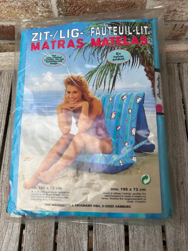NIEUWE ZIT / LIG MATRAS VOOR STRAND, Ophalen of Verzenden, Nieuw, Overige