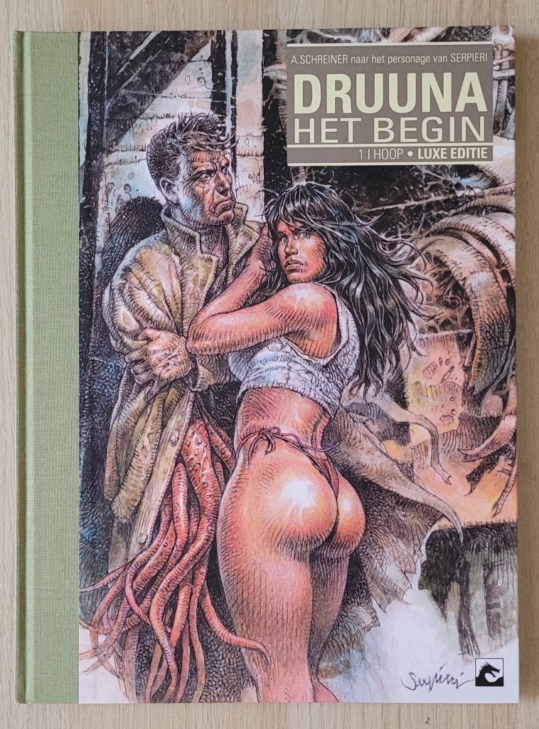 Druuna Het Begin 1 - Hoop - luxe editie HC, Boeken, Gelezen, Serpieri - Eleuteri, Eén stripboek, Ophalen of Verzenden