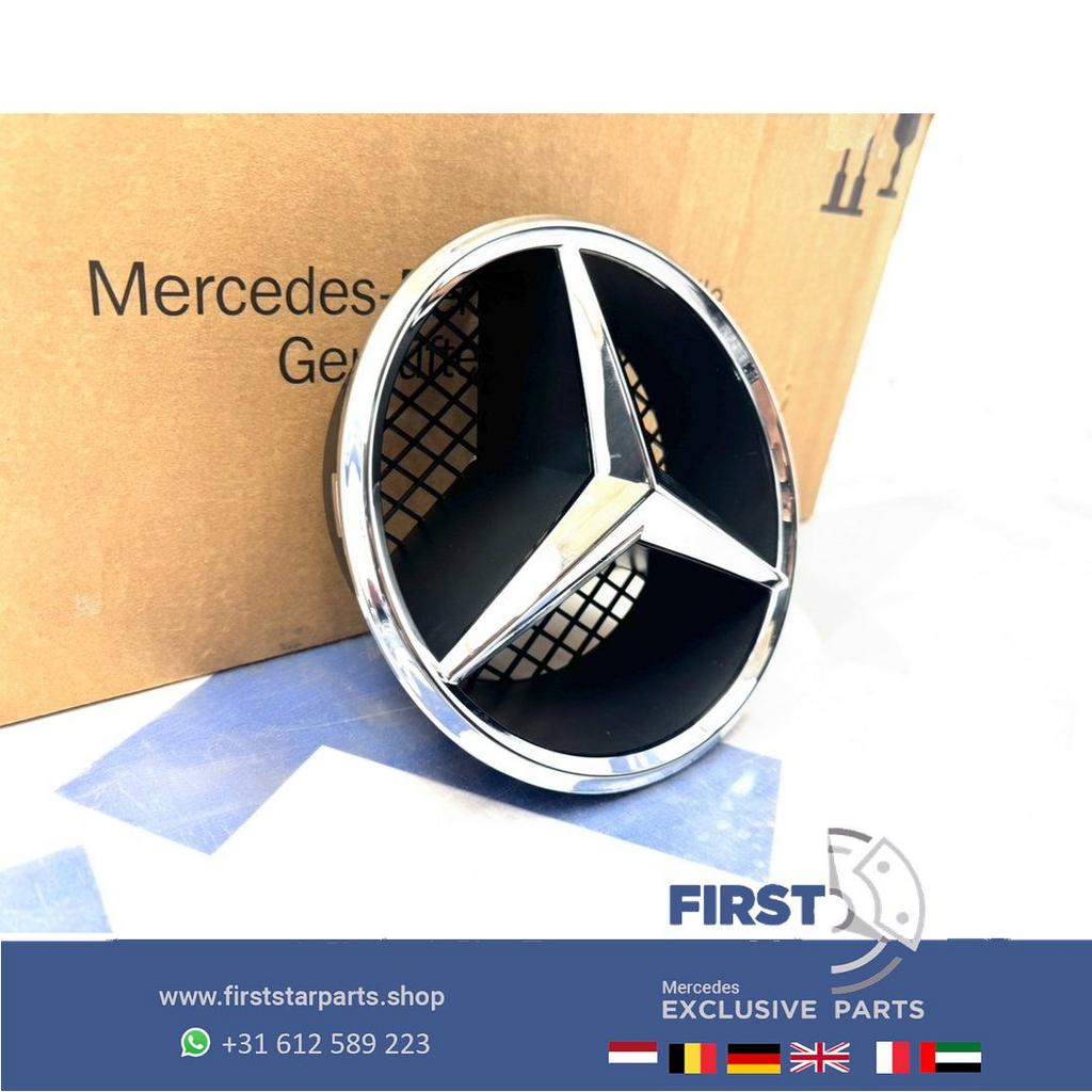 Mercedes AMG GRIL STER LOGO CHROOM W176 W177 W205 W117 W118, Utilisé, -, -, Enlèvement ou Envoi