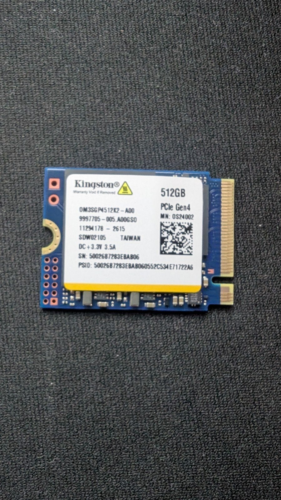 Kingston 512gb Nvme SSD, Ophalen of Verzenden, SSD