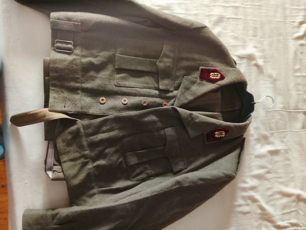 Ensemble pantalon veste armée belge 70-80, Enlèvement ou Envoi, Armée de terre, Vêtements ou Chaussures