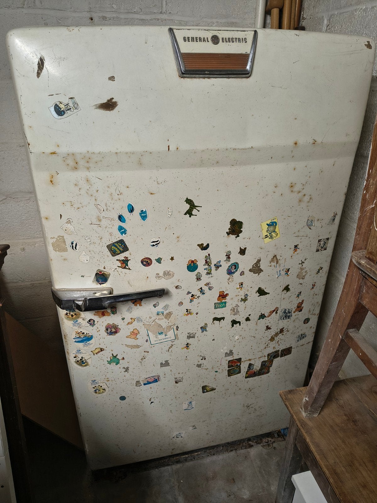 Frigo general electric vintage, Elektronische apparatuur, Koelkasten en IJskasten, Ophalen