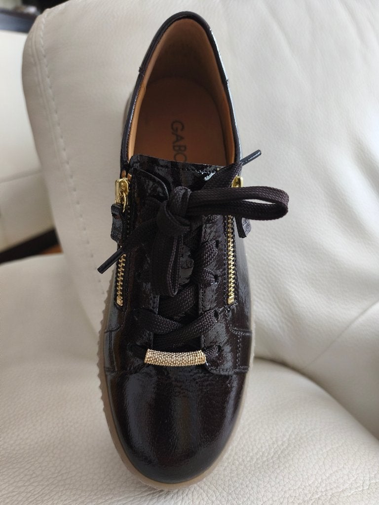 Baskets Gabor neuves en cuir verni pointure 38, Kleding | Dames, Ophalen, Bruin, Gabor, Nieuw