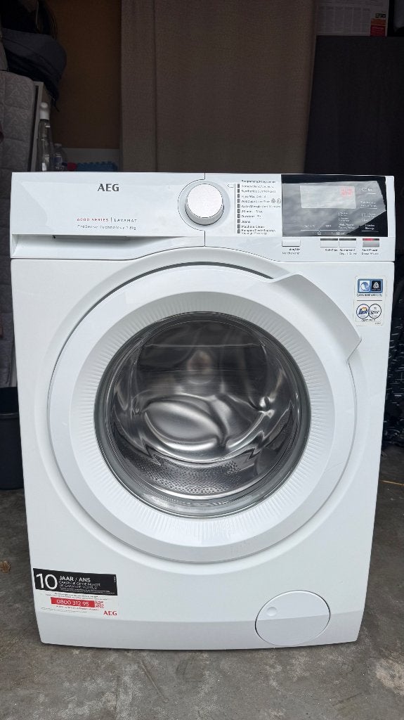 Wasmachine AEG 6000– 8KG– A+++ Zeer Zuinig – Topstaat!, Ophalen, Gebruikt, 8 tot 10 kg, 1600 toeren of meer