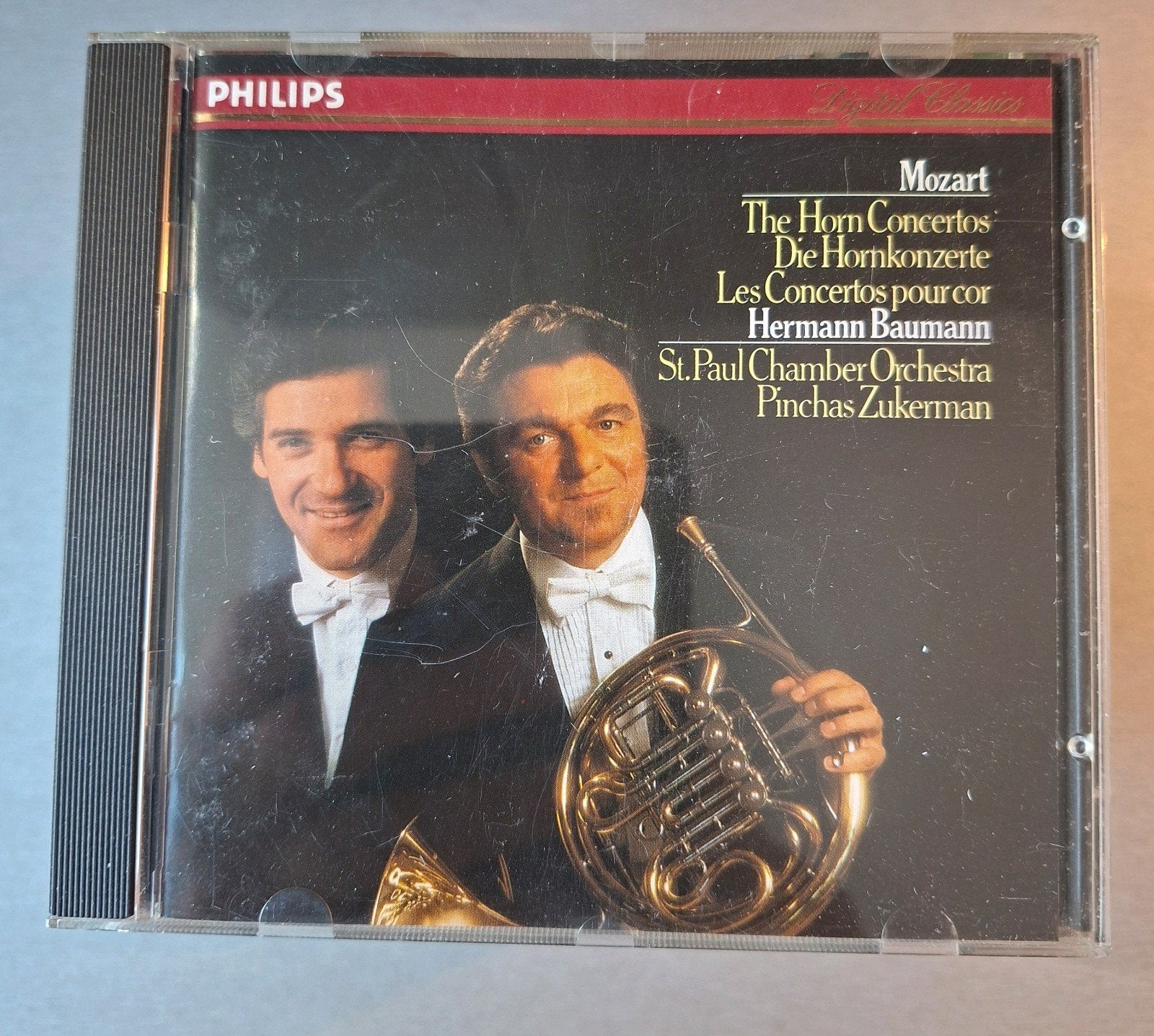 Cd. Mozart.  The horn Concertos (Philips)., Ophalen of Verzenden