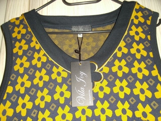 Nieuwe mouwloze jurk van vila joy xl (42) met label., Ophalen of Verzenden, Nieuw, Maat 42/44 (L), Zwart