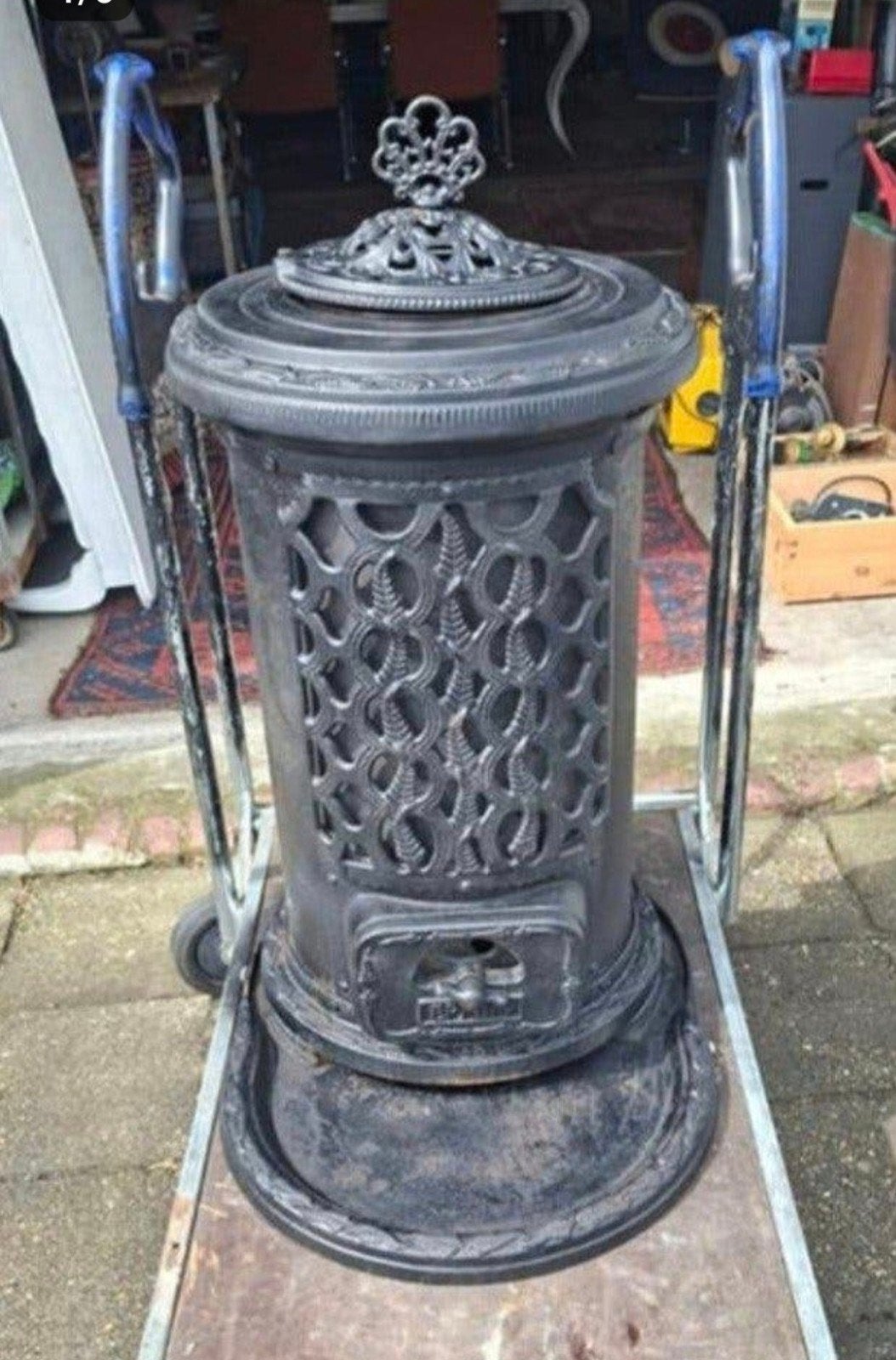 Godin kachel, Huis en Inrichting, Kachels, Ophalen, Hout, Potkachel