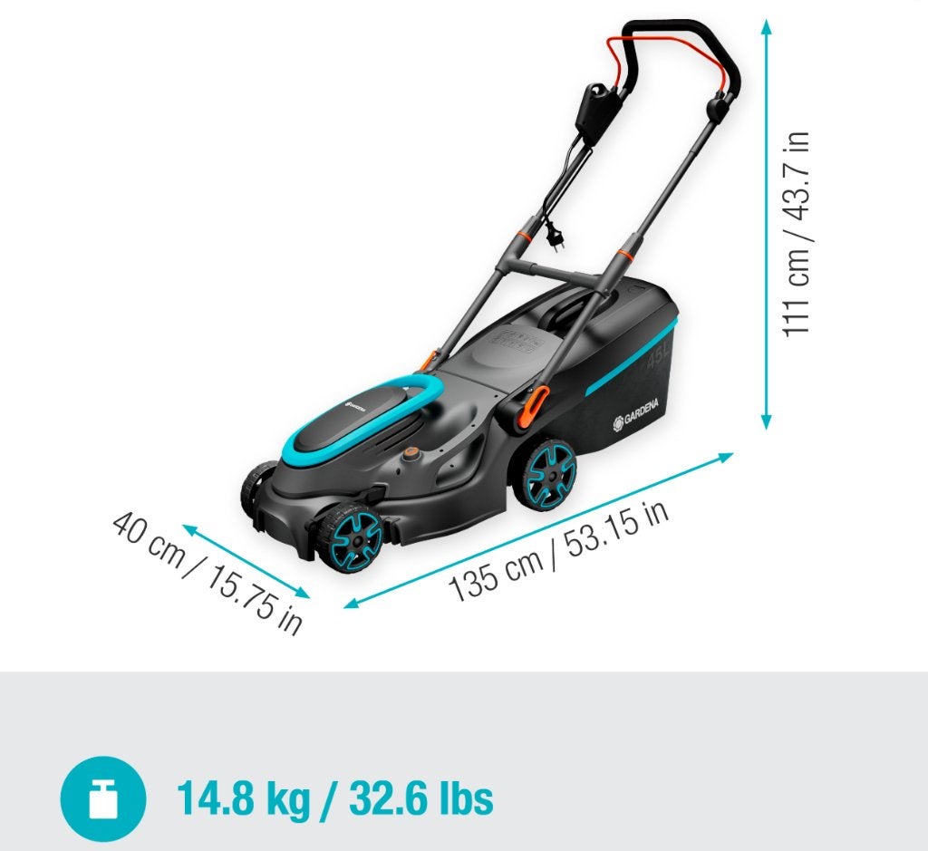 Gardena Elektrische grasmaaier PowerMax 37/1800 G2, Jardin & Terrasse, Tondeuses à gazon, Neuf, Enlèvement ou Envoi, 30 à 39 cm