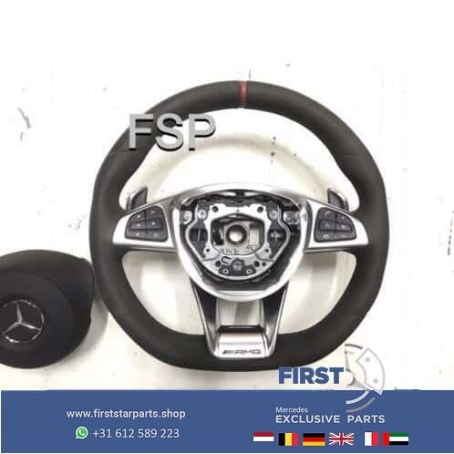AMG Performance stuur Origineel Mercedes A C CLA E 43 45 63, Gebruikt, -, Ophalen of Verzenden, -