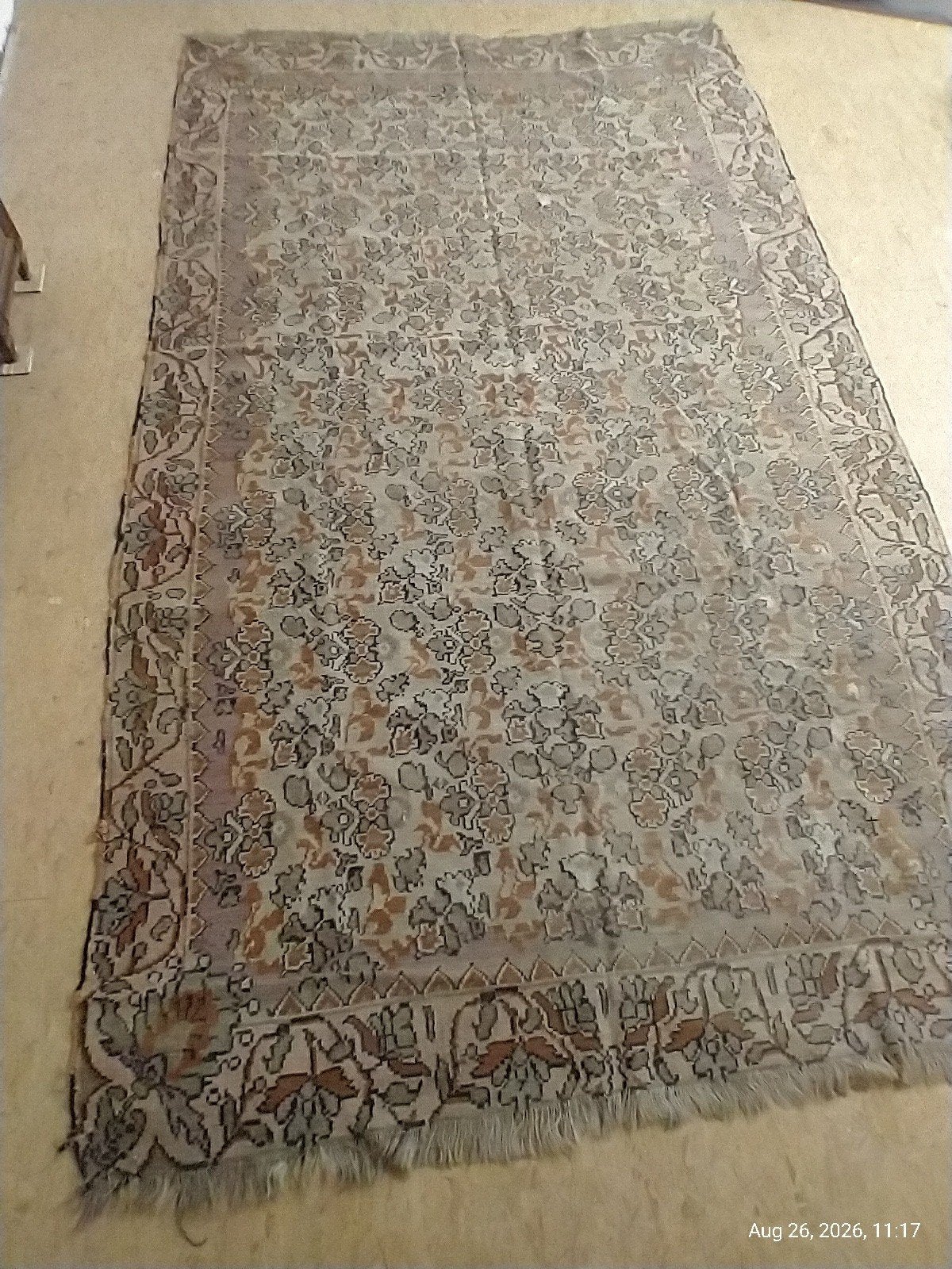 Antieke kelim  kilim, Ophalen, Gebruikt