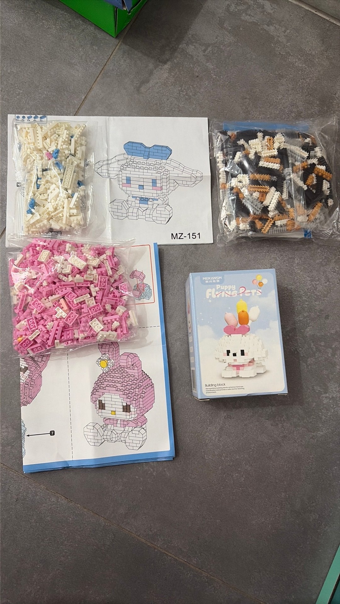Ensemble de microblocs Cinnamoroll..., Hobby & Loisirs créatifs, Enlèvement ou Envoi, Comme neuf