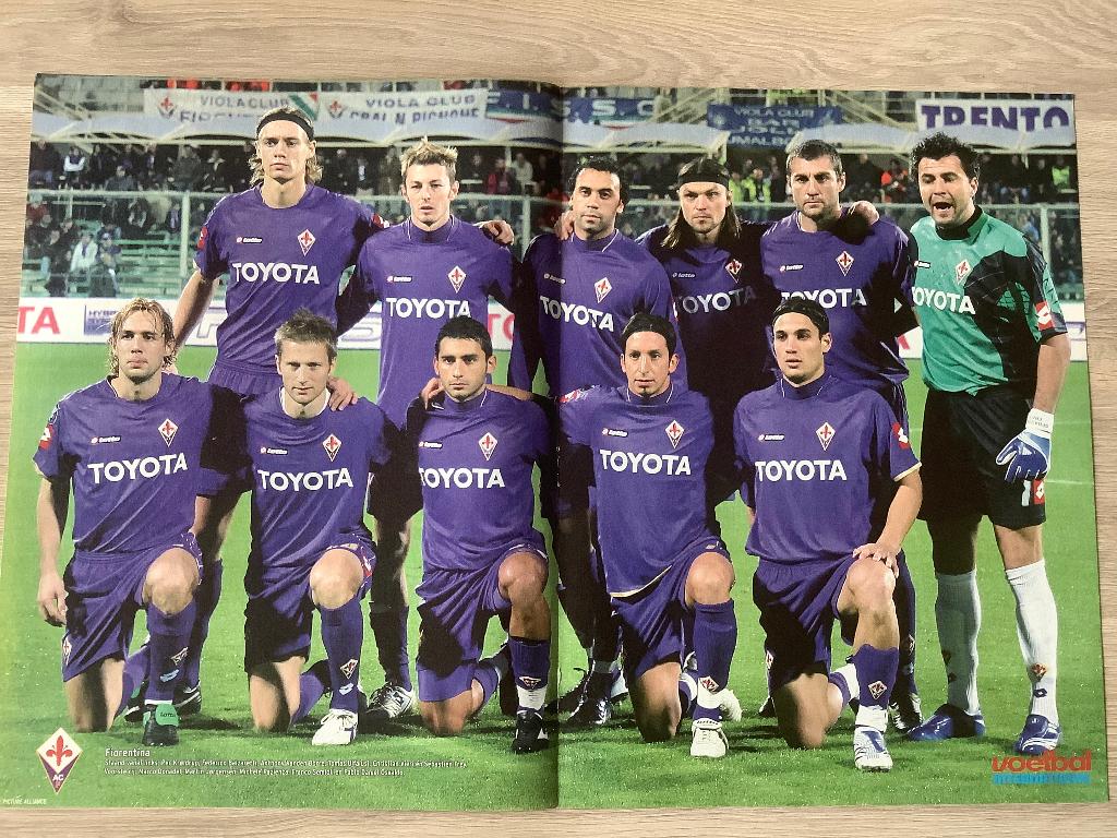 Poster Fiorentina Begin Jaren 2000, Enlèvement ou Envoi, Comme neuf, Affiche, Image ou Autocollant