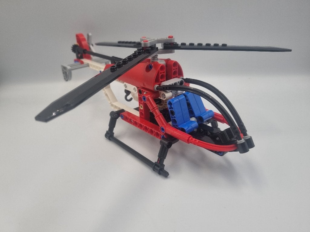 Lego Technic 8046 Helicopter, Lego, Ophalen of Verzenden, Zo goed als nieuw, Complete set