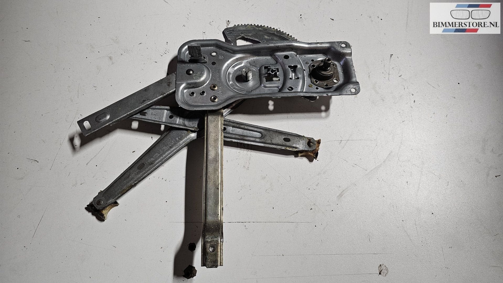 Raammechaniek linksachter hand BMW 5-serie E34 51341944063 1, -, Utilisé, -, Enlèvement ou Envoi